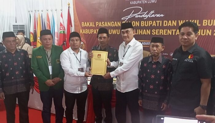 Empat Partai Dampingi Agus-Win Daftar Ke KPU Luwu