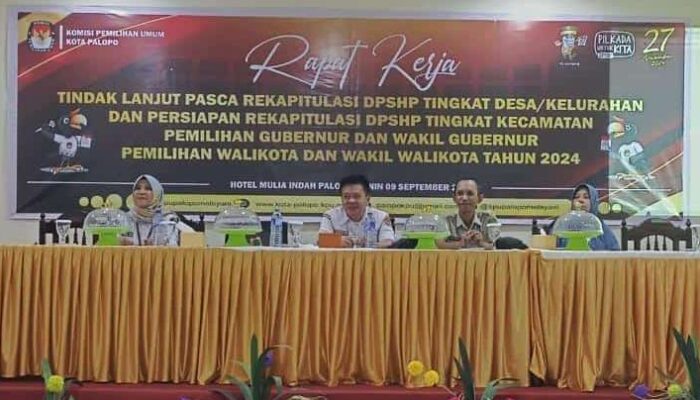 KPU Palopo Gelar Raker Tindak Lanjut Rekapitulasi DPS Hasil Perbaikan