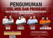 KPU Palopo Umumkan Visi, Misi dan Program Kerja Bakal Pasangan Calon