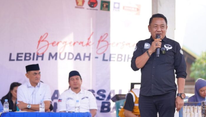 Paparkan Program Pupuk Gratis, Wahyu Napeng : Agus-Win Pro Rakyat