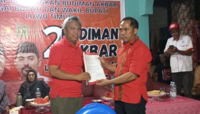 Mampu Memimpin Semua Golongan, KKBS Luwu Timur Siap All Out Untuk Budiman-Akbar