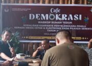 KPU Luwu Timur Menggelar Cafe Demokrasi Bersama Insan Media, Sosialisasikan Penyelenggaraan Pilkada