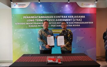 Pertamina Patra Niaga Sulawesi Perkuat Operational Excellence di Sektor Aviasi Lewat Penandatanganan LTSA Bersama Elnusa Pertofin