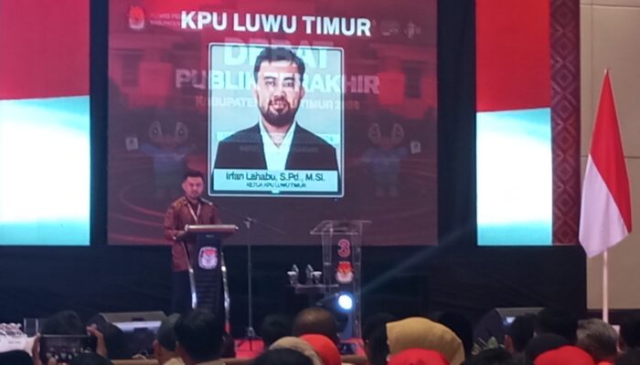 KPU Luwu Timur Sukses Gelar Debat Publik Yang Aman dan Damai