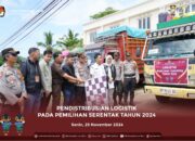 KPU Luwu Timur Lepas Logistik Pilkada 2024 Disebar ke 457 TPS