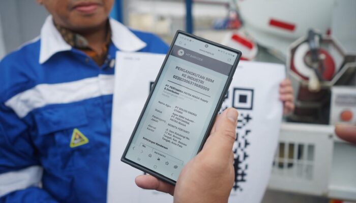 Pertamina Patra Niaga Regional Sulawesi Pasang QR Code pada Mobil Tangki dan Surat Pengantar Pengiriman BBM Industri