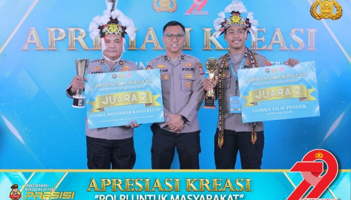 Polresta Samarinda Sabet Dua Penghargaan di Ajang Apresiasi Kreasi Polri