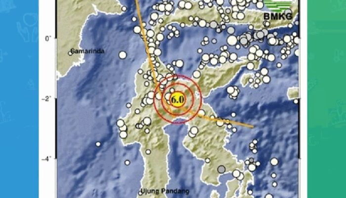 Gempa Bumi 6,0 Magnitudo Guncang Poso, Sulteng, Getaran Terasa Hingga Luwu Raya, Sulsel