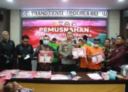Polres Berau Musnahkan BB Sabu Hampir 2 Kg