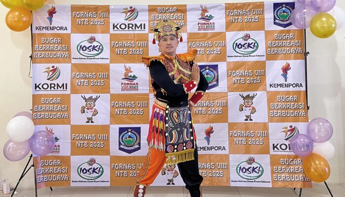 Usung Tema Rambu ri Tana Toraja, ASN Dinkes Lutra Ajmal Akbar Juara 1 Lomba Senam Kreasi FORNAS VIII