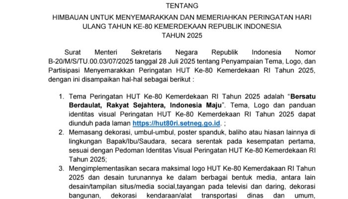 Pemkot Bontang Ajak Masyarakat Meriahkan HUT ke-80 RI