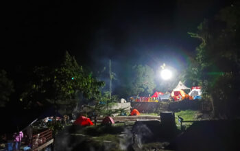 Intip Keseruan Perangkat Daerah Camping Wisata di Permandian Air Panas Pincara