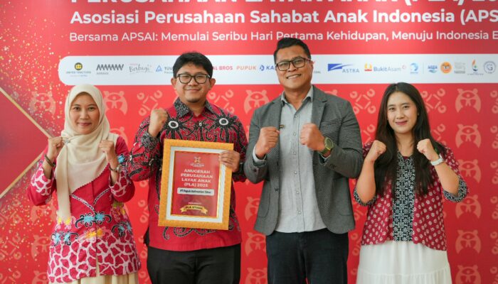 Pupuk Kaltim Raih Peringkat Utama Perusahaan Layak Anak 2025