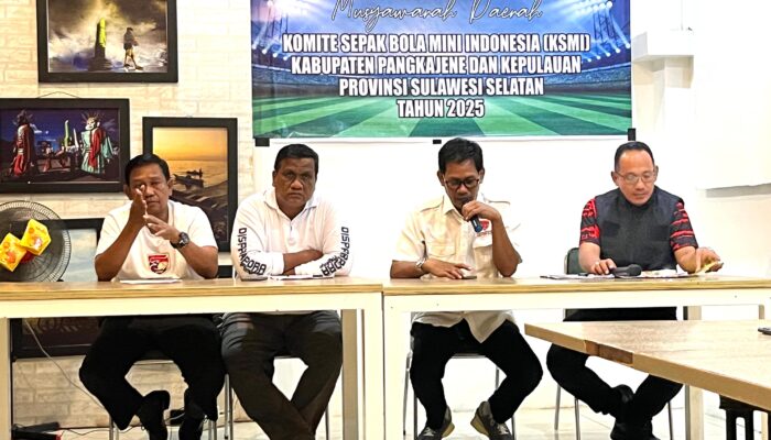 Akbar Yunus Resmi Nahkodai KSMI Pangkep, Siap Angkat Prestasi Mini Football Daerah