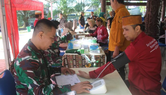 Hari Juang TNI AD ke-80, Kodim 0908/Bontang Gelar Bakti Kesehatan untuk Warga