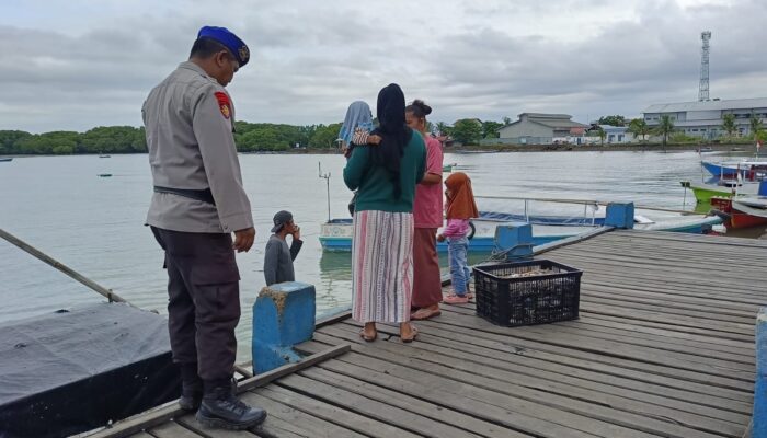 Satgas Banops Ops Lilin 2025 Polres Pangkep Amankan Jalur Penyeberangan Pulau