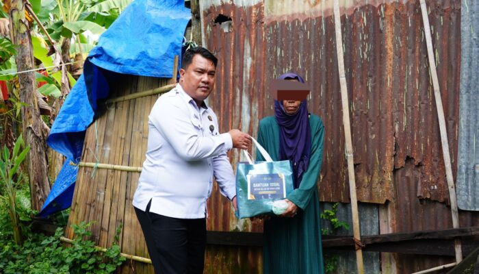 Sambut Nataru, Rutan Kelas IIB Pangkep Berbagi Sembako ke Warga Kurang Mampu