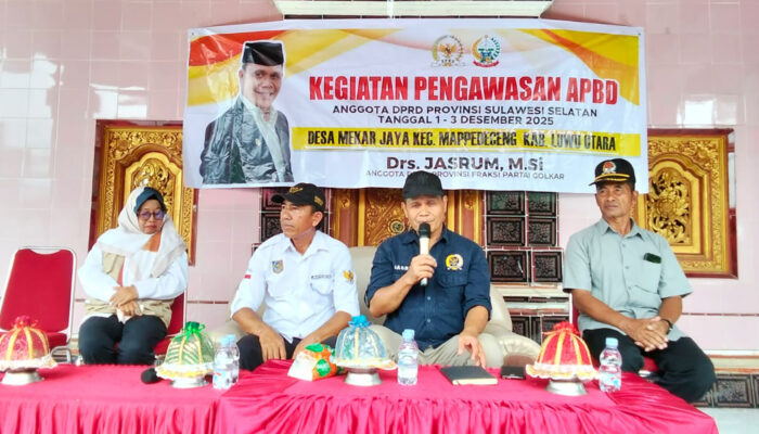 Anggota DPRD Jasrum Siap Kawal Proposal Bantuan Alsintan Kelompok Tani di Luwu Utara