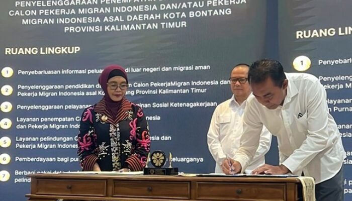 Pemkot Bontang Buka Akses Kerja Global, Teken MoU Perlindungan Pekerja Migran