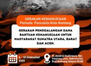 MPC Pemuda Pancasila Bontang Buka Posko Donasi untuk Korban Bencana di Aceh, Sumut, dan Sumbar