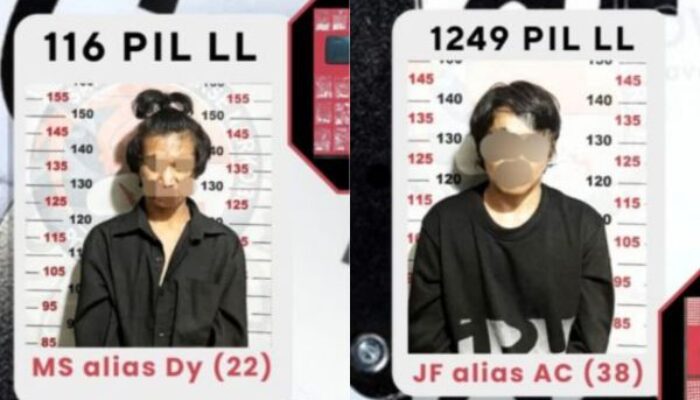 Polres Bontang Ungkap Peredaran 1.300 Pil LL, Dua Tersangka Diamankan