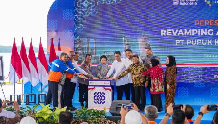 Dukung Keberlanjutan Swasembada Pangan, Pupuk Indonesia Resmikan Modernisasi Pabrik Tertua Pupuk Kaltim