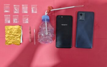 Digerebek di Bontang Kuala, Dua Pemuda Terciduk Simpan 7 Paket Sabu