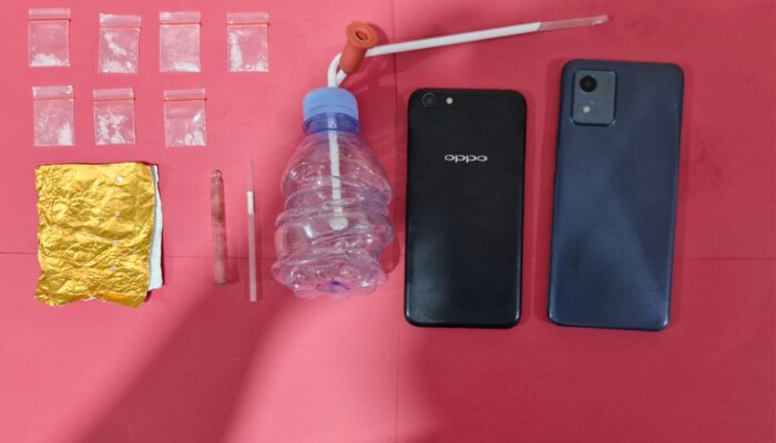 Digerebek di Bontang Kuala, Dua Pemuda Terciduk Simpan 7 Paket Sabu