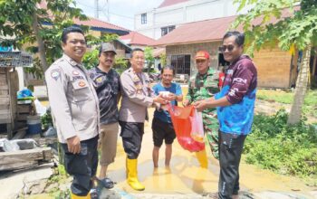 Sinergi Lintas Sektor, Gunung Telihan Salurkan Bantuan Makan Siang untuk 320 Korban Banjir
