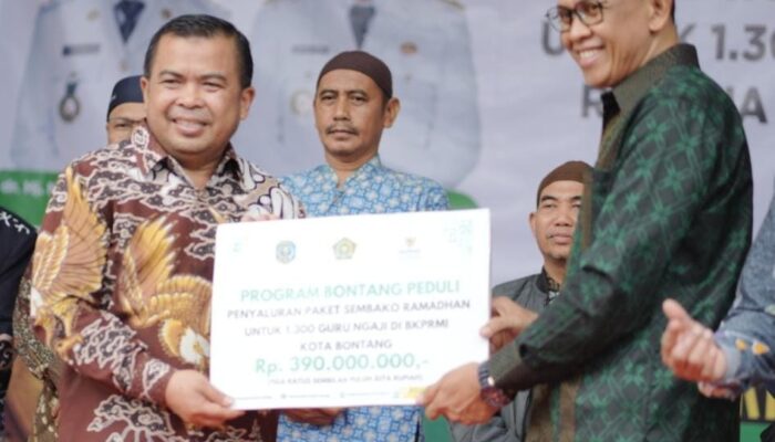 1.300 Guru Ngaji di Bontang Terima Sembako Ramadan