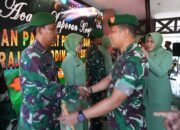 Dandim 0908/Bontang Pimpin Upacara Korp Raport Kenaikan Pangkat