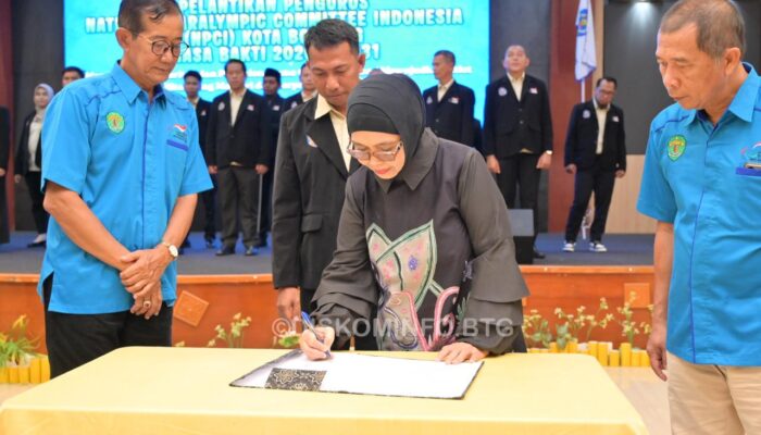 NPCI Bontang Resmi Dilantik, Pemkot Perkuat Dukungan Olahraga Disabilitas