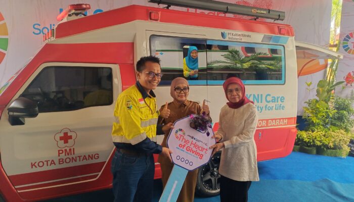 Sinergi PT KNI dan Pemkot Bontang, Perkuat Layanan Donor Darah Lewat Bantuan Mobil ke PMI