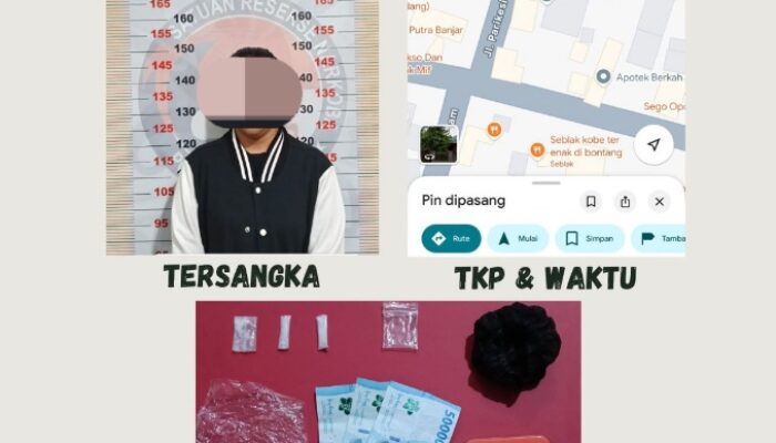 Wanita Muda Diamankan di Bontang, Buang Dompet Berisi Sabu Saat Digerebek Polisi
