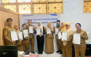 Pertegas Komitmen Kerja, Bapenda Luwu Utara Lakukan Penandatanganan Perjanjian Kinerja