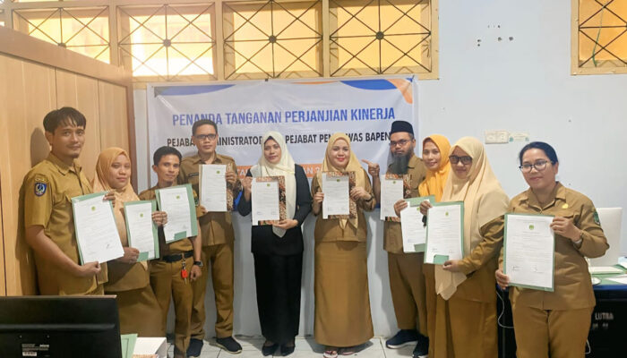 Pertegas Komitmen Kerja, Bapenda Luwu Utara Lakukan Penandatanganan Perjanjian Kinerja