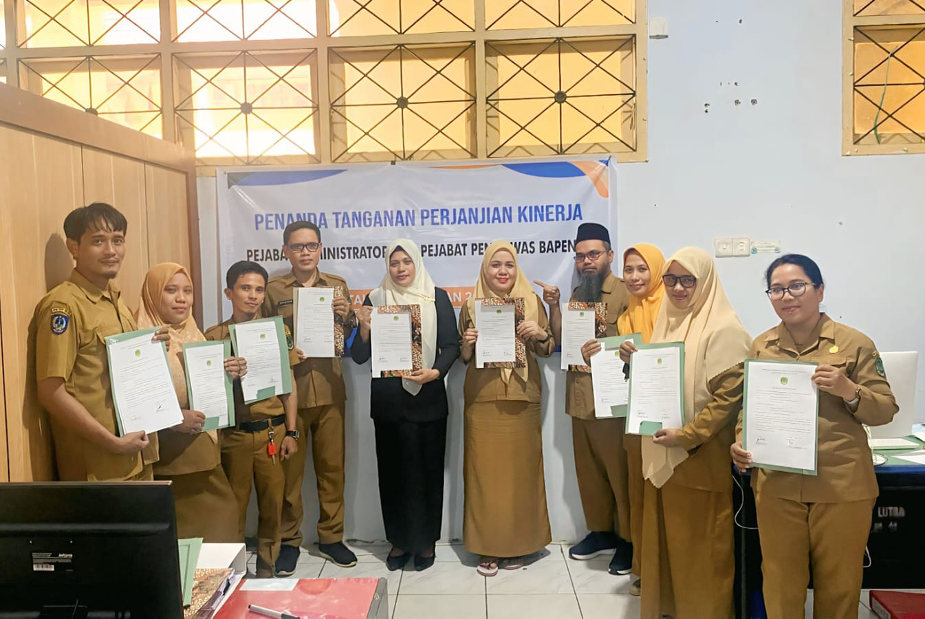 Pertegas Komitmen Kerja, Bapenda Luwu Utara Lakukan Penandatanganan Perjanjian Kinerja