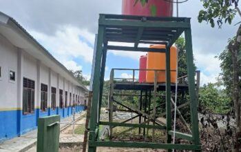 TMMD Ke-128 Bawa Manfaat Nyata, Sumur Bor di SMKN 1 Anggana Rampung