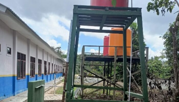 TMMD Ke-128 Bawa Manfaat Nyata, Sumur Bor di SMKN 1 Anggana Rampung