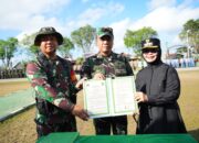 Danrem 091/ASN Resmi Tutup TMMD Ke-128 di Bontang 