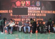 Warga Antusias Ikuti Donor Darah dan Pengobatan Gratis di Penutupan TMMD Bontang