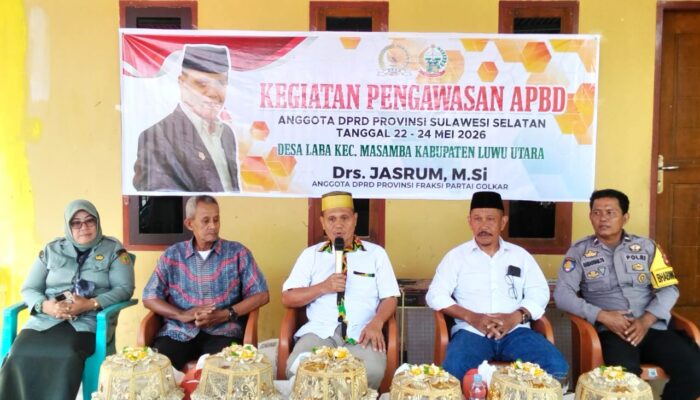 Kawal APBD 2026, Jasrum Serap Aspirasi dan Salurkan Bantuan di Luwu Raya
