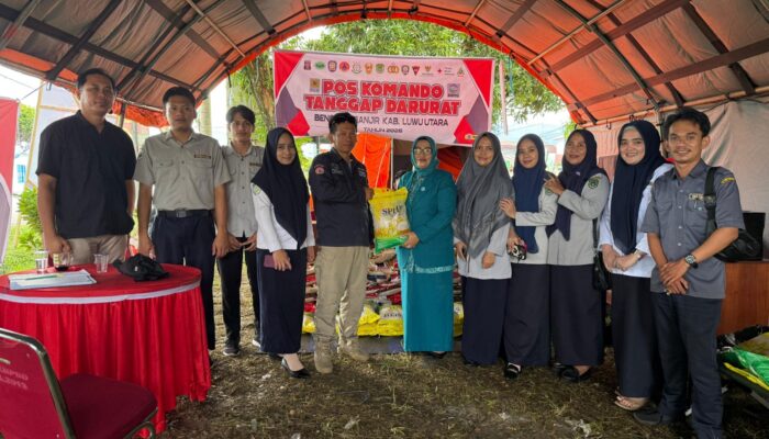Wujud Kepedulian, Dinas Perhubungan Salurkan Bantuan untuk Korban Banjir di Luwu Utara