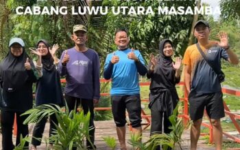 Hijaukan Bumi, BPJS Ketenagakerjaan Lutra Tanam Pohon di Area Wisata Air Panas Pincara