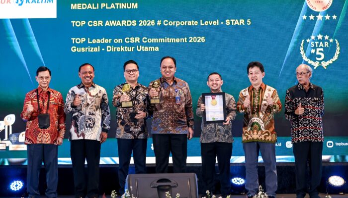 Raih Tiga Penghargaan, Pupuk Kaltim Pertahankan Predikat Tertinggi TOP CSR Awards 2026