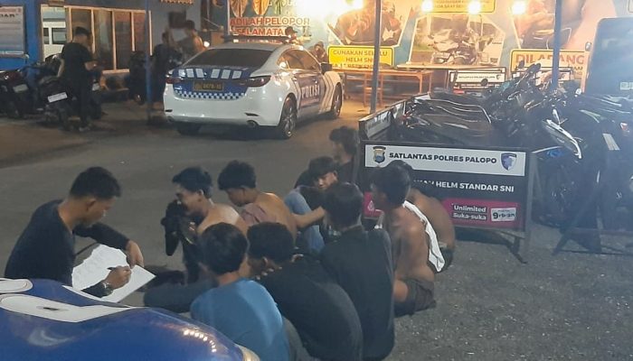 13 Motor Diamankan, Satlantas Polres Palopo Perketat Patroli di Titik Rawan Balap Liar