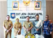 Terima 10 Ribu Blangko KTP, Bupati Lutra “Jemput Bola” ke Dirjen Dukcapil khusus Warga Pegunungan