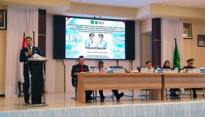 Tutup Bimbel Casis TNI/Polri dan Sekolah Kedinasan, Bupati Lutra: Investasi Terbesar adalah Generasi Muda