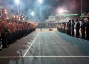100 Anggota Pramuka Luwu Utara Semarakkan HUT ke-81 RI dengan Pawai Obor