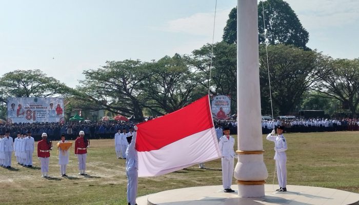 Cuaca Cerah dan Doa Bersama untuk Korban Gempa NTT Warnai Upacara HUT ke-81 RI di Luwu Utara
